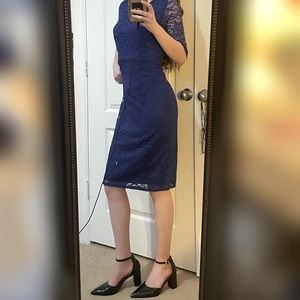 Enfocus Studio Bright Blue Dress, size: 6-8